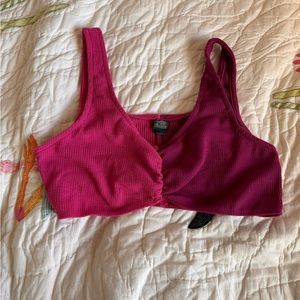 Pink and purple crop top